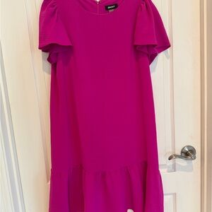 DKNY Fuchsia Pink Dress Size 12 L